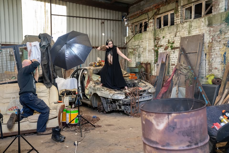 Urban decay set at Station 53A post-apocalyptic film location