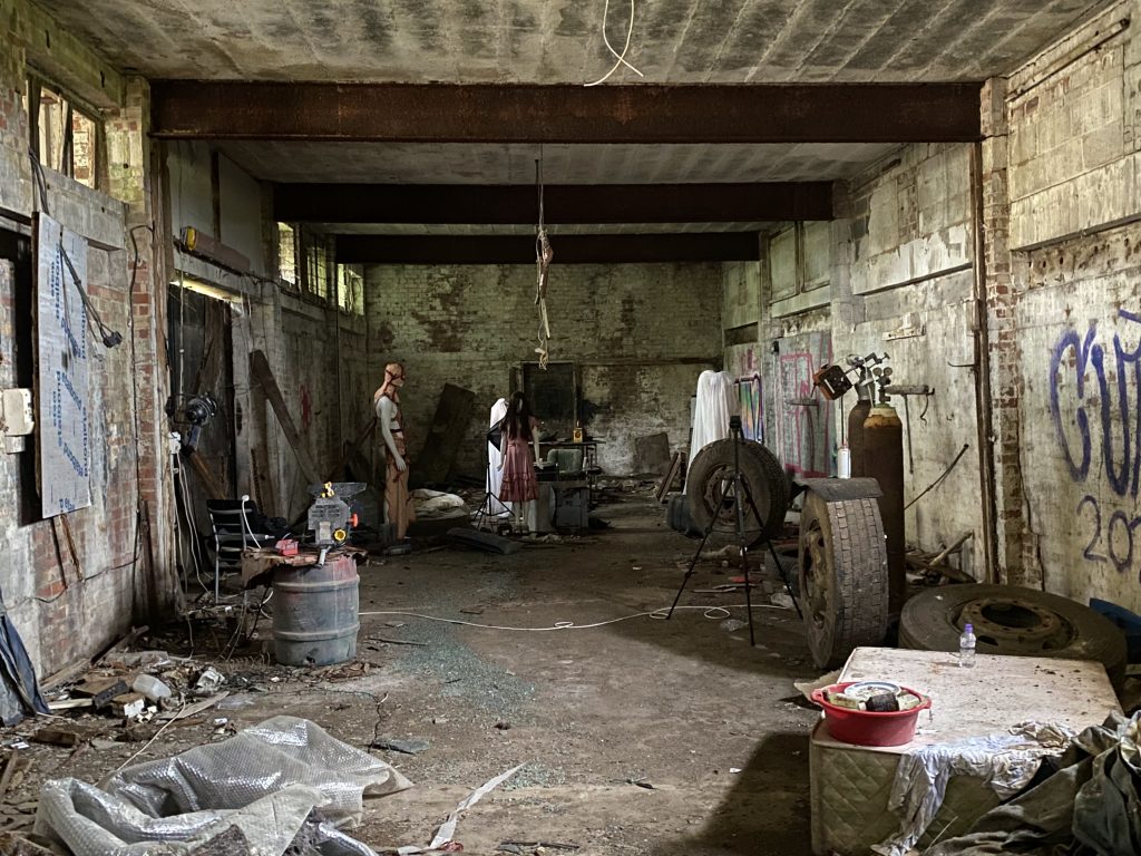Urban decay set at Station 53A post-apocalyptic film location